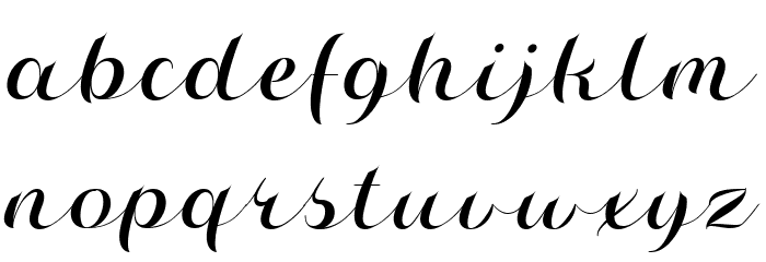 Misti's Destruction Regular Font LOWERCASE