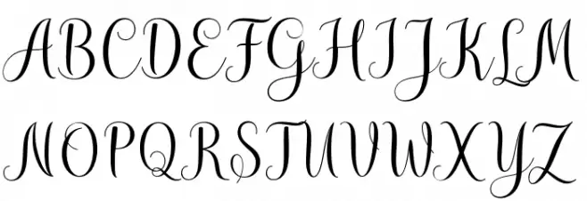 MistletoeDemo Schriftart Groß