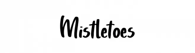 Mistletoes  les polices de caractères gratuit tlcharger