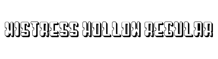 Mistress Hollow Regular  baixar fontes gratis
