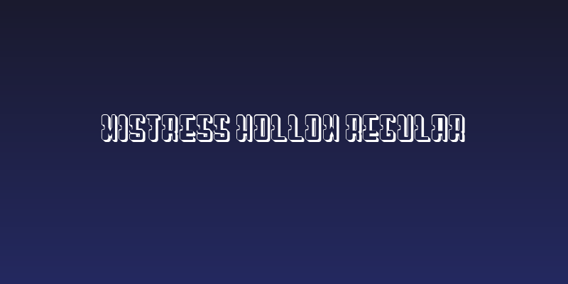 Mistress Hollow Regular Social Header