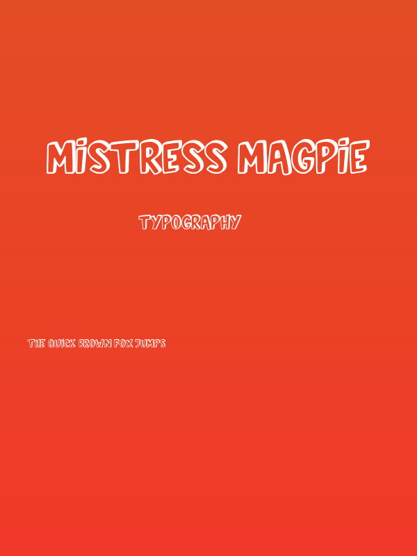 Mistress Magpie Poster