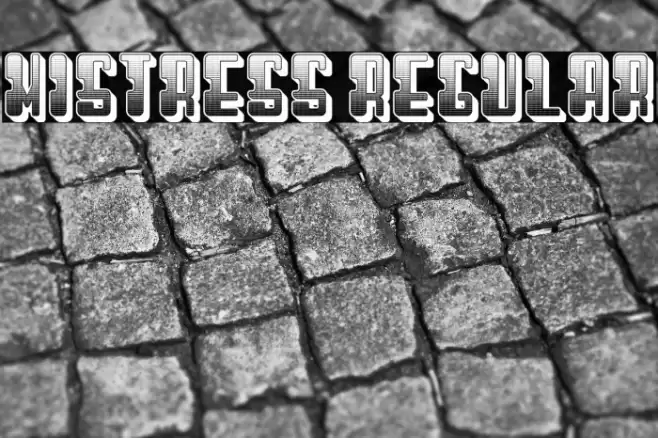 Mistress Regular Font examples