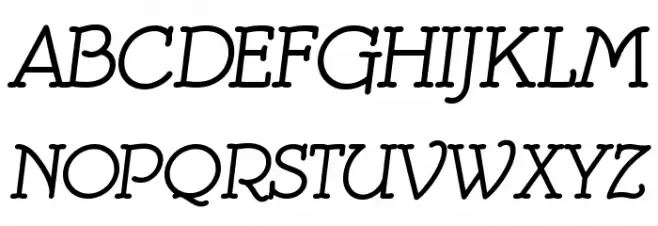 Mistress Script Шрифта ВЕРХНИЙ