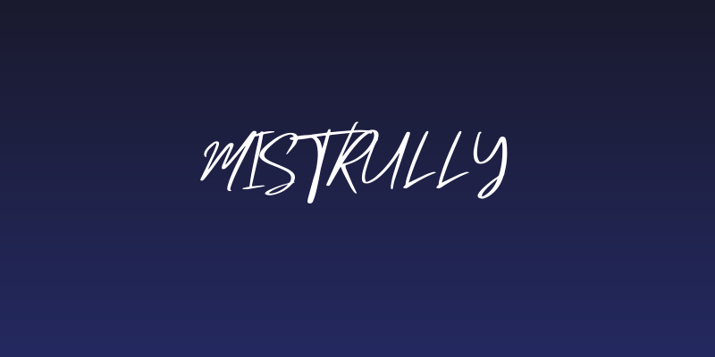 Mistrully Social Header