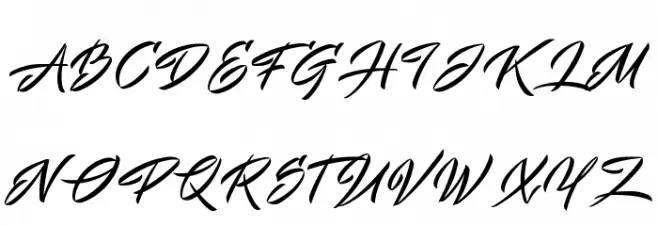 Mistuki 1 PERSONAL USE Schriftart Groß