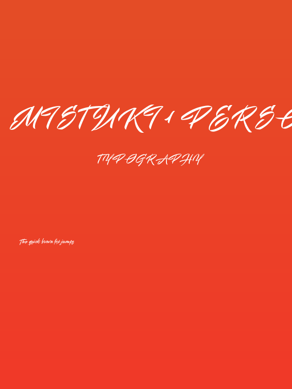 Mistuki 1 PERSONAL USE Poster