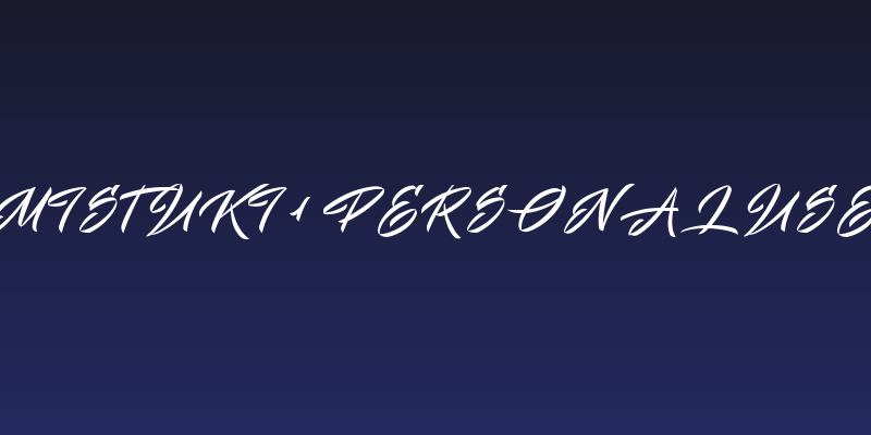 Mistuki 1 PERSONAL USE Social Header