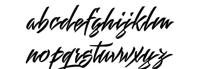 Mistuki 1 PERSONAL USE Font LOWERCASE