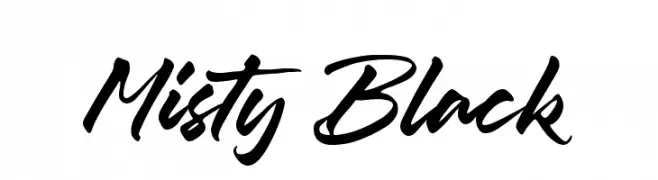 Misty Black  免费字体下载