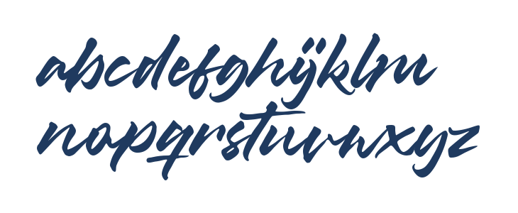 Misty Black Lowercase