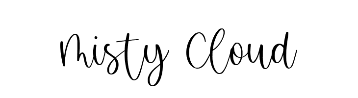 Misty Cloud  Free Fonts Download