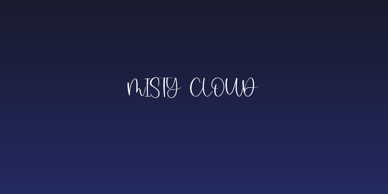 Misty Cloud Social Header