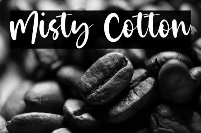 Misty Cotton Font examples