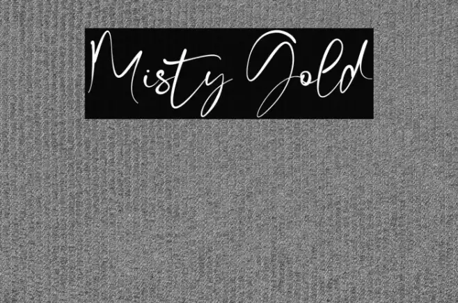 Misty Gold Example 1