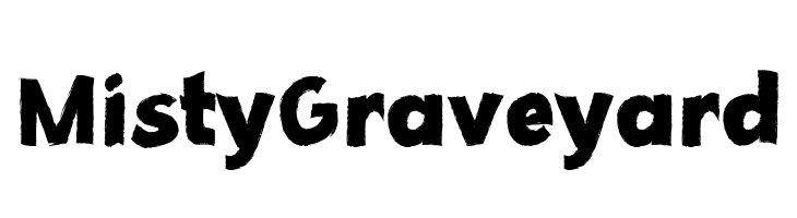 Misty Graveyard  フリーフォントのダウンロード