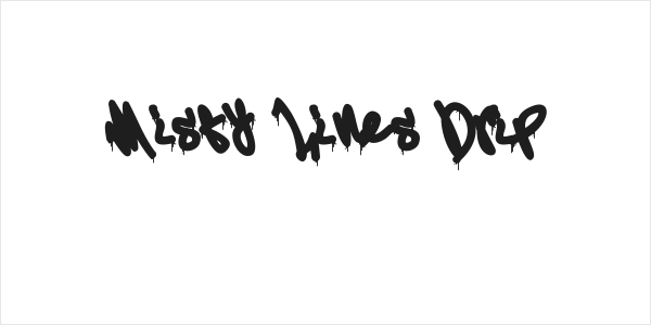Misty Lines Drip Logo