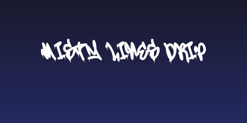 Misty Lines Drip Social Header