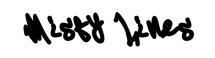 Misty Lines  フリーフォントのダウンロード