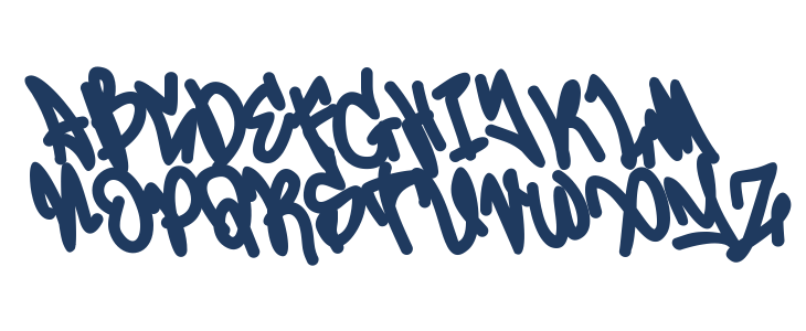 Misty Lines Uppercase