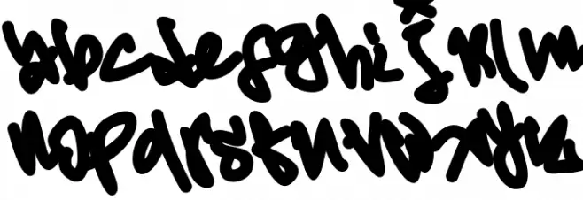 Misty Lines Шрифта строчной