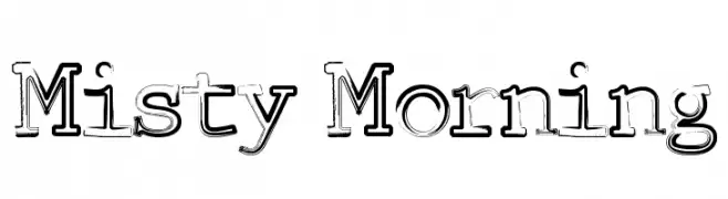 Misty Morning  Fuentes Gratis Descargar