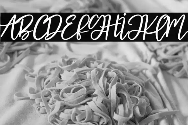 Misty Morning Font examples