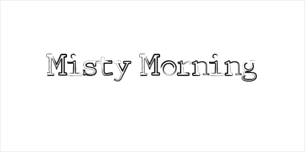 Misty Morning Logo