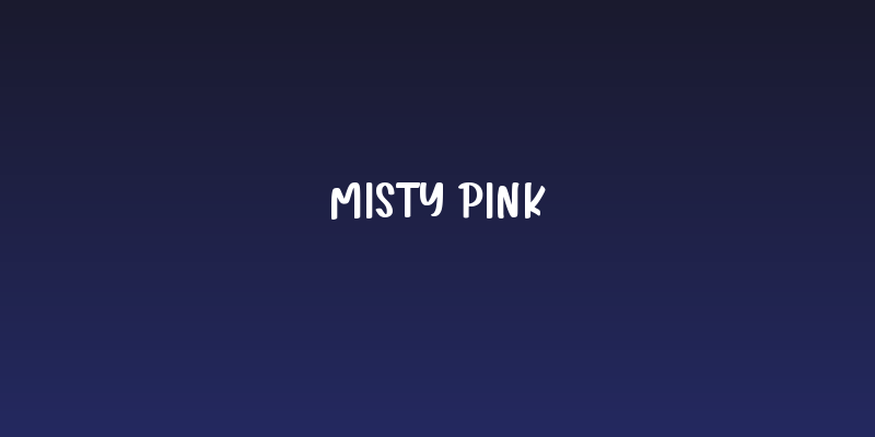 Misty Pink Social Header