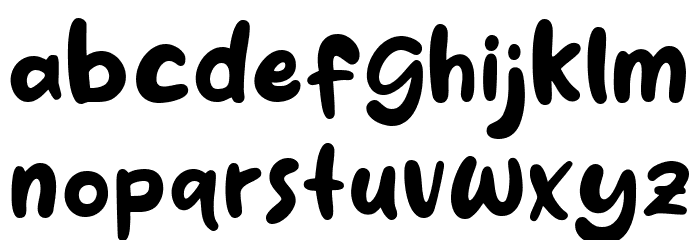 Misty Style Font LOWERCASE