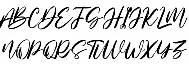 Mistychain Free Regular Schriftart Groß