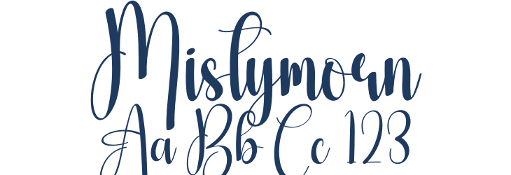 Mistymorn Font Preview