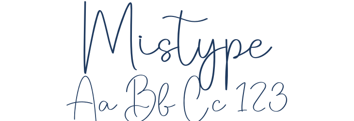 Mistype Font Preview