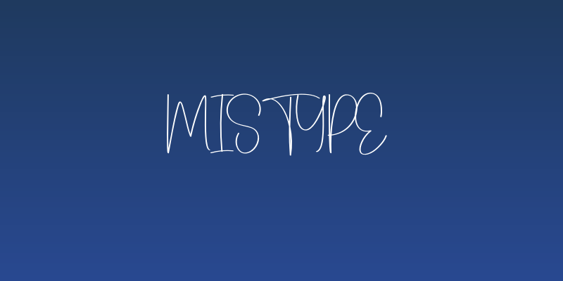 Mistype Social Header
