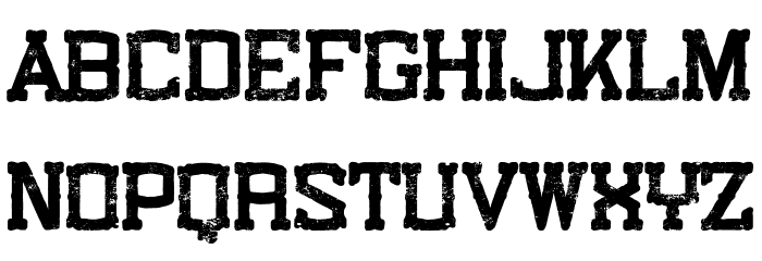 Misuri Club Font LOWERCASE