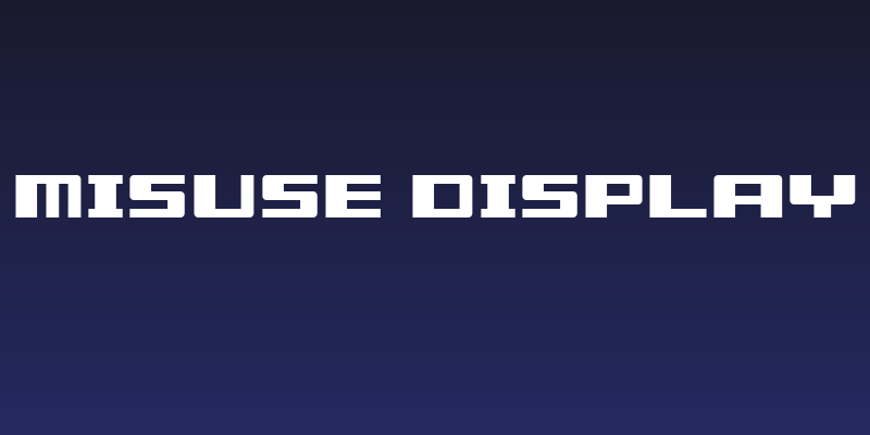 Misuse Display Social Header