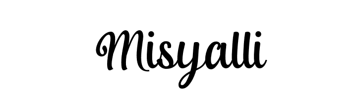 Misyalli  नि: शुल्क फ़ॉन्ट्स डाउनलोड