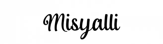 Misyalli  Frei Schriftart Herunterladen
