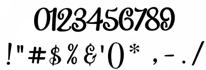 Misyalli Font OTHER CHARS