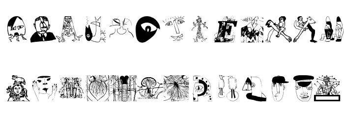 MiszellMay Font LOWERCASE