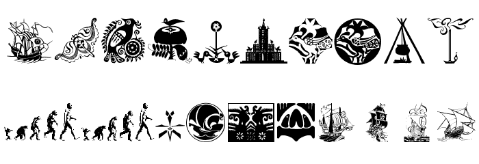 MiszellenJuly Font OTHER CHARS