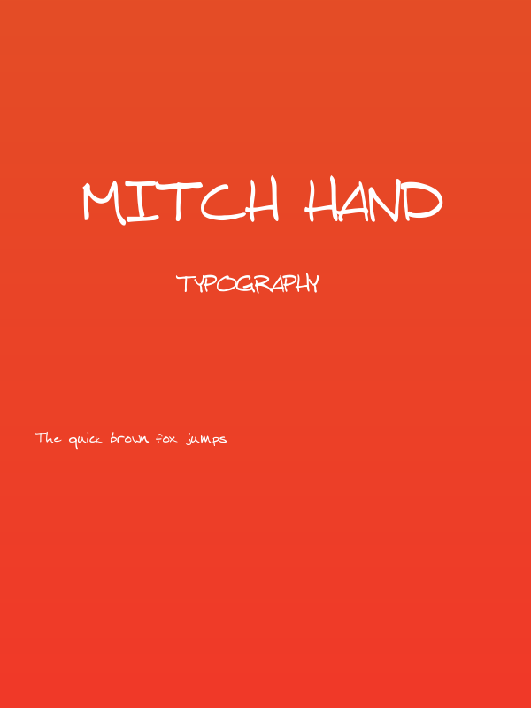 Mitch Hand Poster