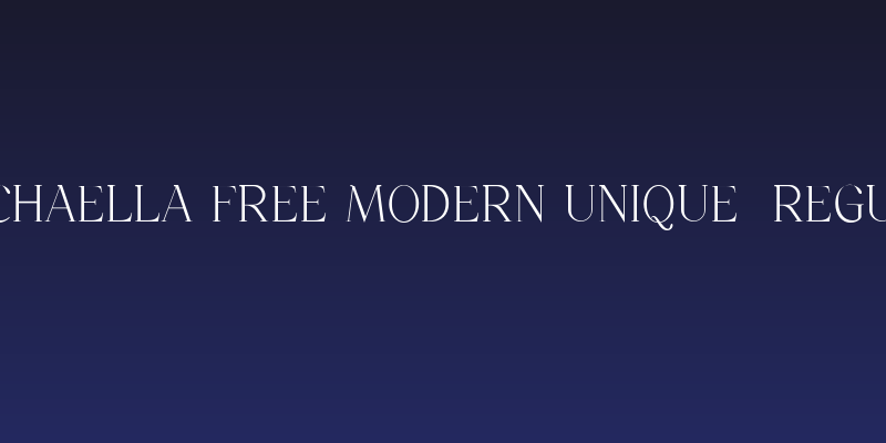 Mitchaella Free Modern Unique  Regular Social Header