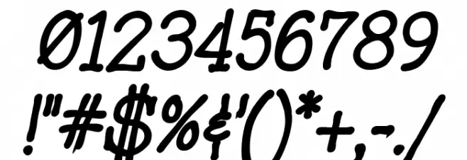 Mitchell Park East Bold Italic Font OTHER CHARS