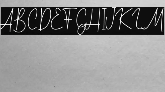 Mitchell Signature Regular Font examples