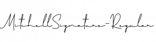 MitchellSignature-Regular  नि: शुल्क फ़ॉन्ट्स डाउनलोड