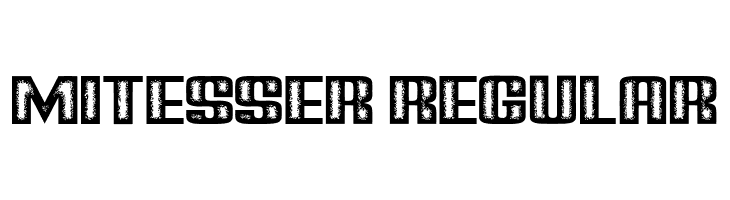 Mitesser Regular  Free Fonts Download