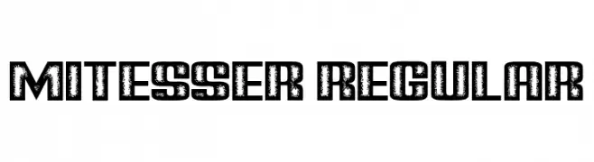 Mitesser Regular  font caratteri gratis