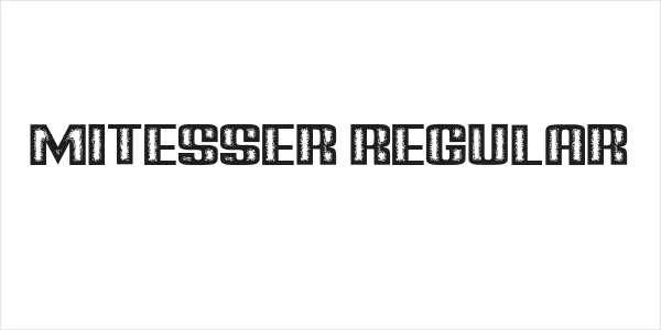 Mitesser Regular Logo