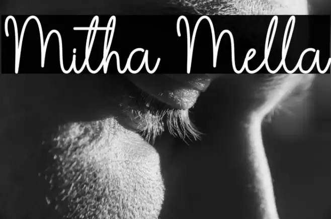 Mitha Mella Font examples